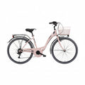 Jip Carbono Bici Paseo Agorà Steel 26´ Sh. Revo rs36 | 6S Sh. Ty 21 (cesta no incluida) Color Nude