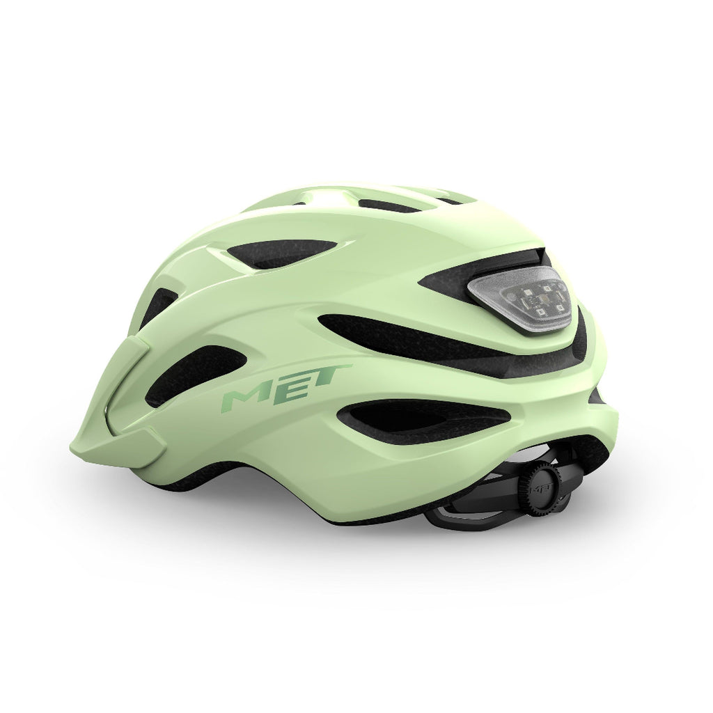 Jip Carbono Casco MET CROSSOVER MIPS Verde Menta Brillo Talla Única (52-59)