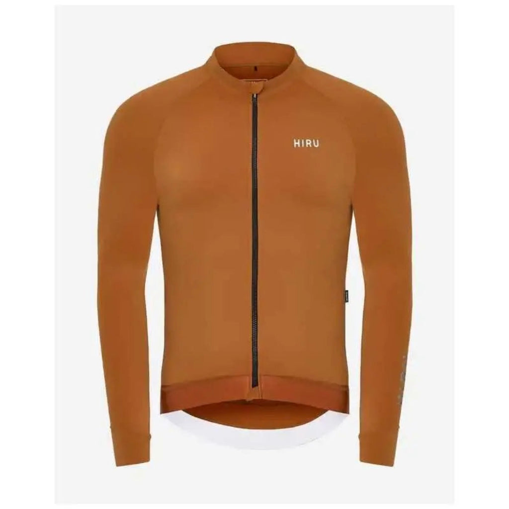 Jip Carbono Maillot Manga Larga Hiru Talla L Light Brown