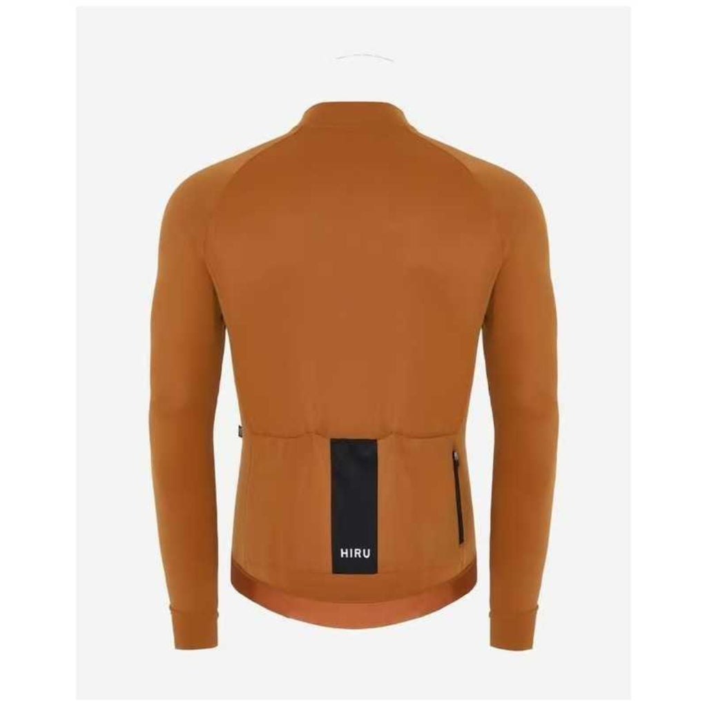 Jip Carbono Maillot Manga Larga Hiru Talla L Light Brown