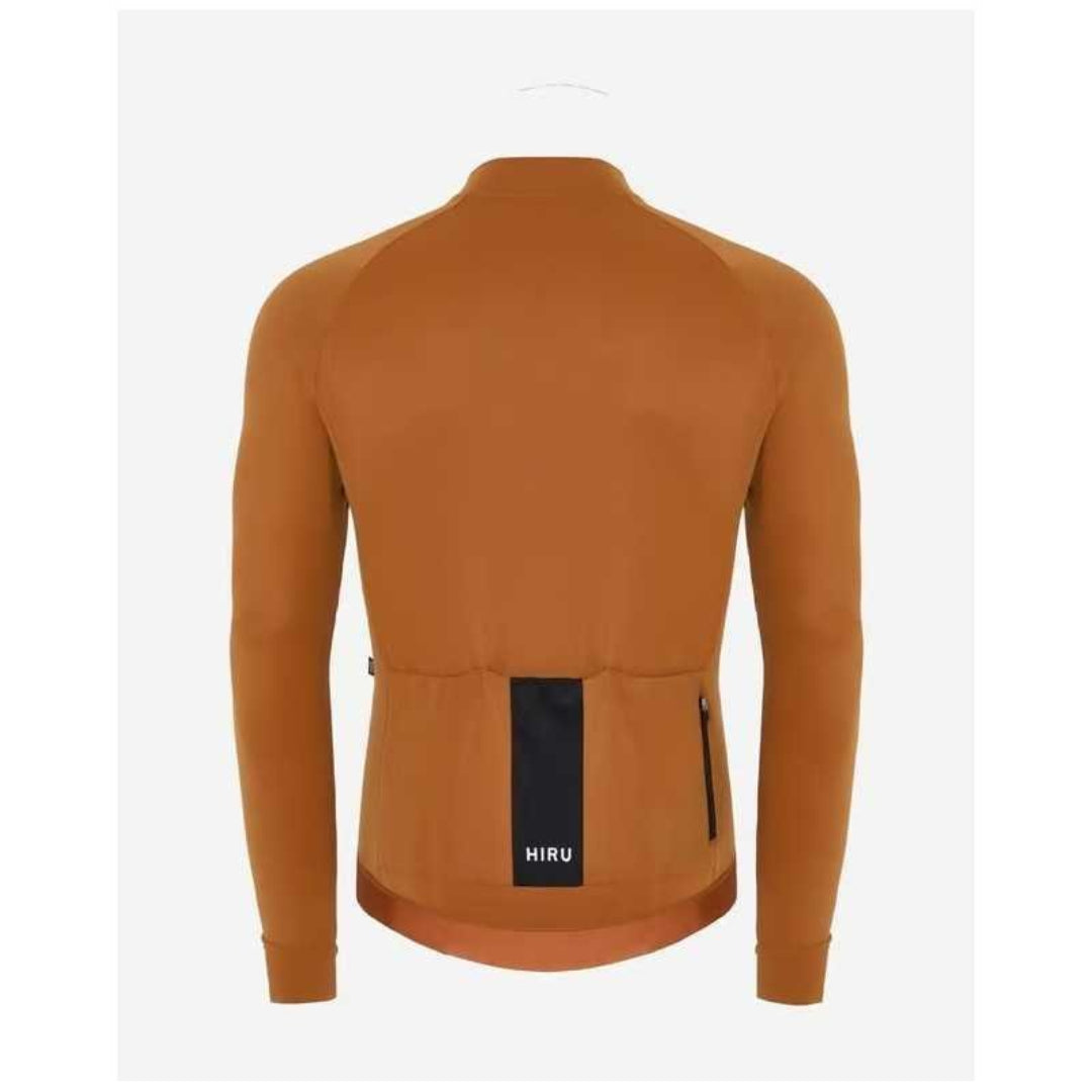 Jip Carbono Maillot Manga Larga Hiru Talla L Light Brown