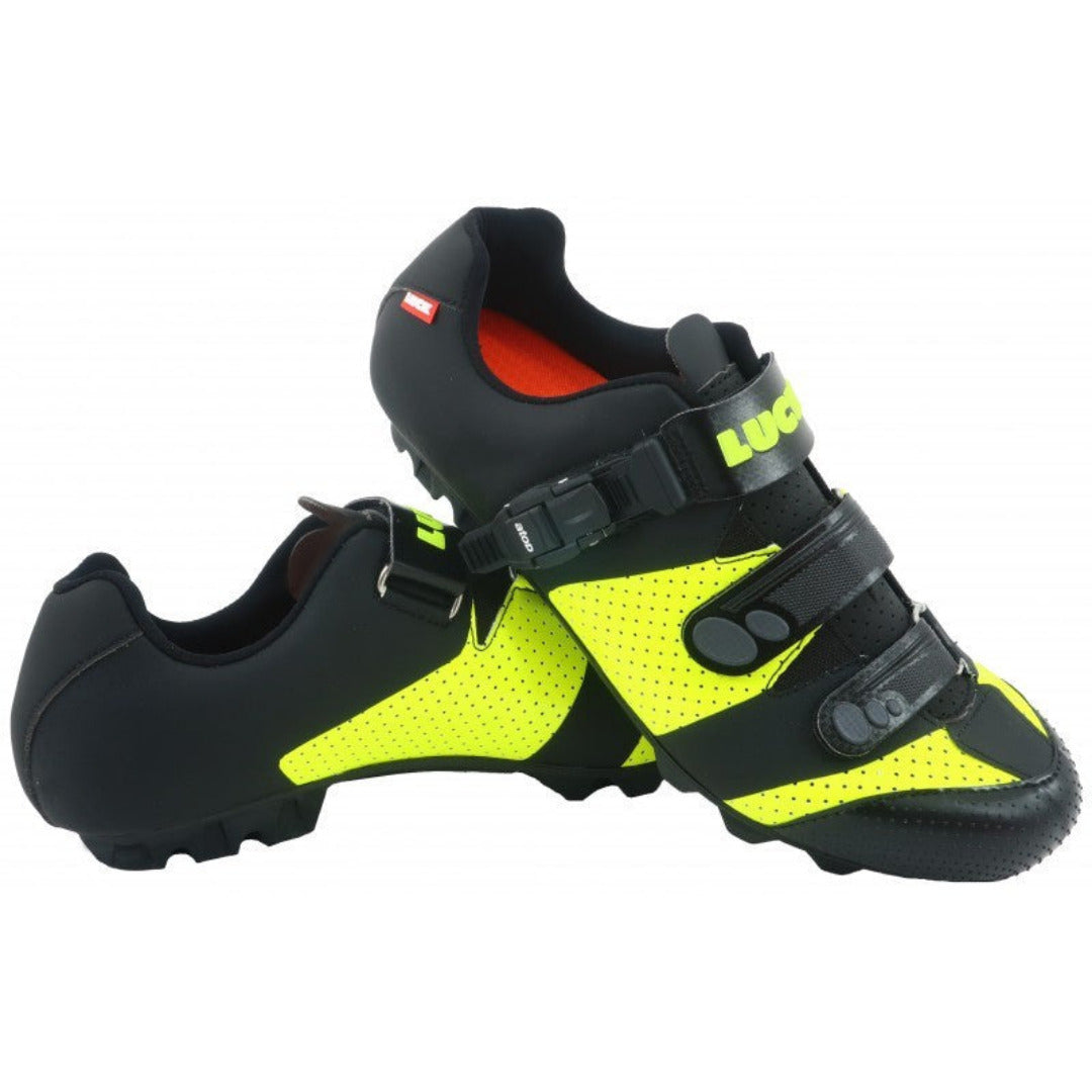 Jip Carbono Zapatillas LUCK HITMAN MTB Amarilla-Negra