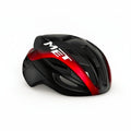 Jip Carbono Casco MET Rivale Negro-Rojo M
