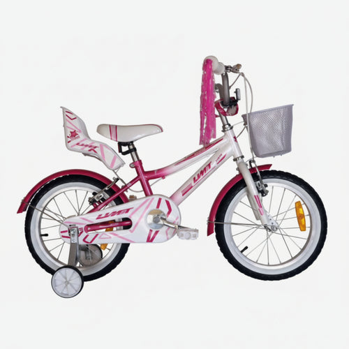 Jip Carbono Bici 16" Diana Blanca-Rosa