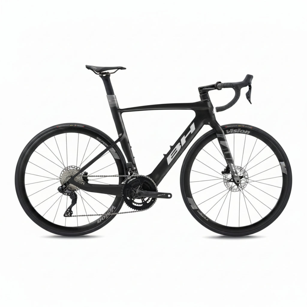 Bici BH IAEROLIGHT 1.7 Color Negro-Silver Talla MD