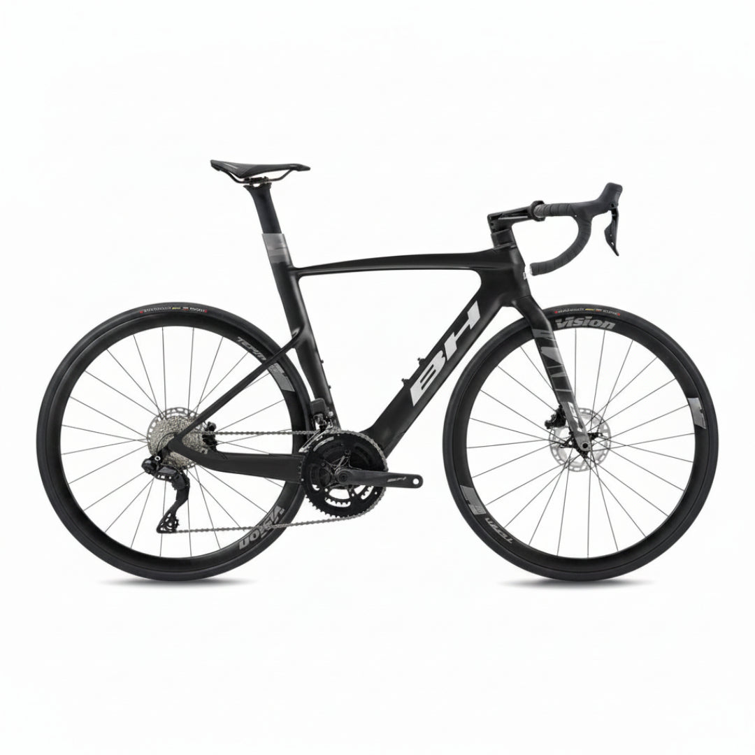 Bici BH IAEROLIGHT 1.7 Color Negro-Silver Talla MD